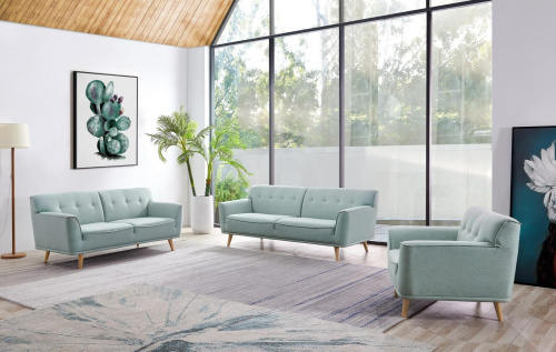 Диван Florena 5281 (3-х местный) Морской зеленый (SEA GREEN). Фото №10