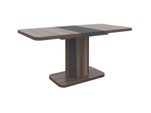 Стол раскладной А56 120/160x80 см вяз каменный/графит. Фото №2