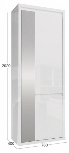 Норден набор мебели для прихожей Белый фото Норден набор мебели для прихожей Белый. Фото №2