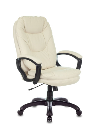 Кресло руководителя Бюрократ CH-868N слоновая кость OR-10 эко.кожа крестовина пластик. Фото №3