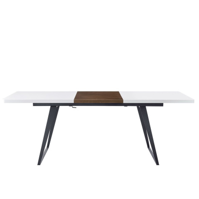 Стол DT-93B белый матовый/орех. Фото №2