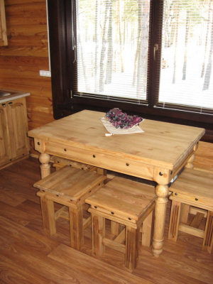 Стол обеденный Викинг GL-05 (6 типоразмеров). Фото №3