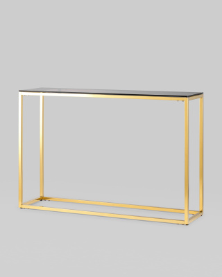 Консоль ТАУН 115*30 золото стекло smoke фото Консоль ТАУН 115*30 золото стекло smoke. Фото №3