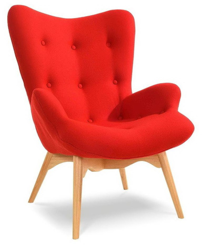 Кресло DC917 red-красное. Фото №1