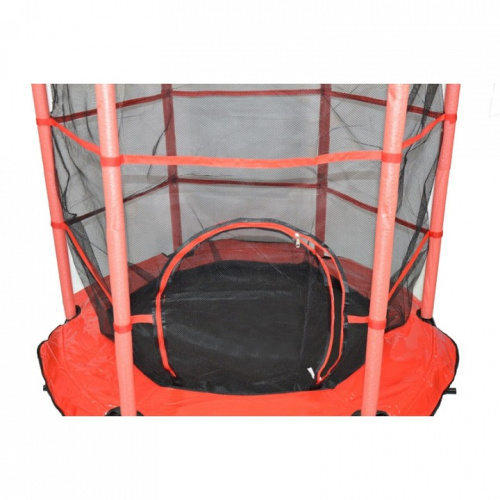 Батут AL-140 1400 мм, красный, черный. Фото №3