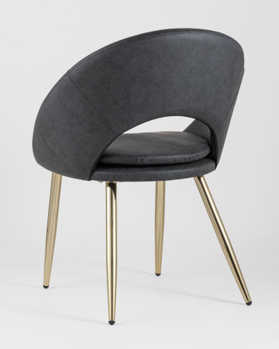 Стул Кензи экокожа темно-серый. Фото №7