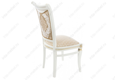 Стул деревянный Mariano молочный / патина. Фото