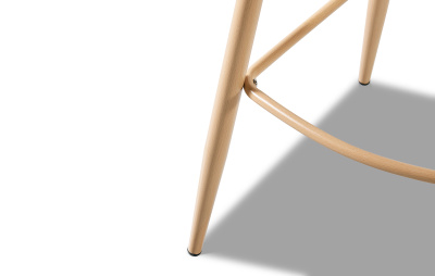 Барный стул 373B бежевый/дерево. Фото №5