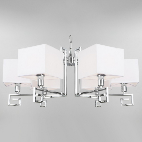 Подвесная люстра Eurosvet Alma 60115/6 хром. Фото №1