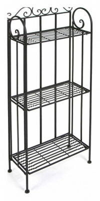 Этажерка Secret De Maison 004 стальной сплав, 42х20х108см, черный (поставляется только по 4 шт). Фото №2