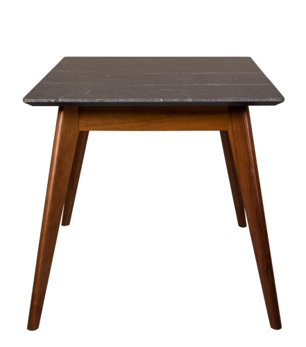 Стол Лунд раскладной 140-180 ОРЕХ-Мрамор Графит. Фото №6