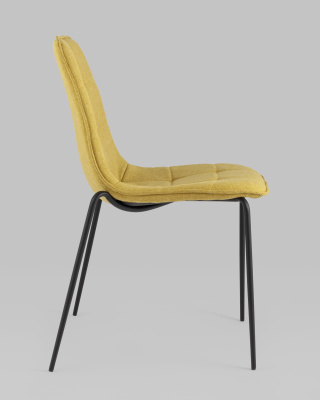 Стул Мелани рогожка желтый. Фото №4