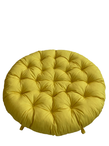 Подушка для кресла Папасан, цвет: желтый. Фото №1