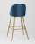 Стул барный Лион голубой велюр фото Стул барный Лион голубой велюр. Фото №7