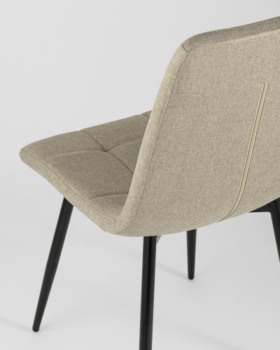 Стул Вольт рогожка бежевый. Фото №9