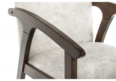 Стул деревянный Lono tobacco / light grey. Фото №5