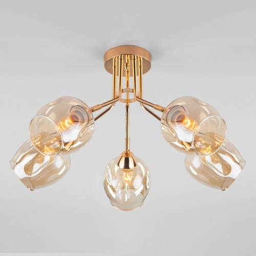 Потолочная люстра Eurosvet Marci 30164/5 золото. Фото №1