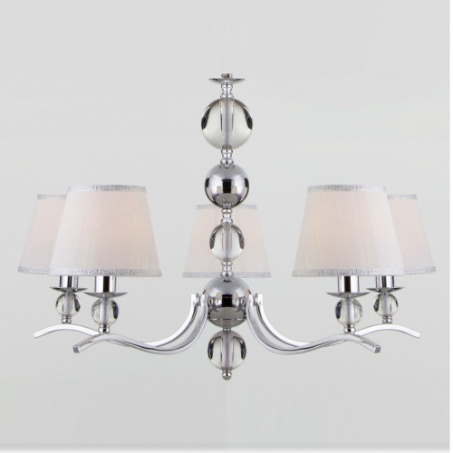 Подвесная люстра Eurosvet Sortino 60097/5 хром. Фото №1