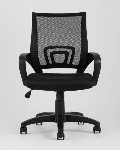 Кресло офисное TopChairs Simple черное фото Кресло офисное TopChairs Simple черное. Фото №4