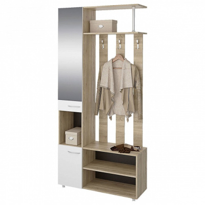 Бруно СТЛ.317.01 Прихожая Дуб сонома/Белый. Фото