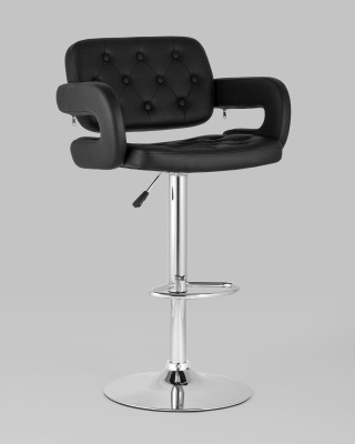 Стул полубарный Марсель велюр зеленый. Фото