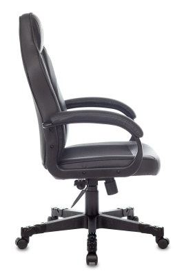 Кресло игровое Zombie GAME 17 черный текстиль/эко.кожа крестовина пластик. Фото