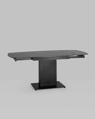 Стол обеденный Хлоя раскладной 120-180*90 керамика темная. Фото