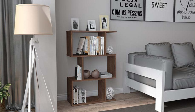 Стеллаж Polini Home Smart, коричневый. Фото №5