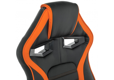 Стул Monza 1 оранжевое / черное. Фото