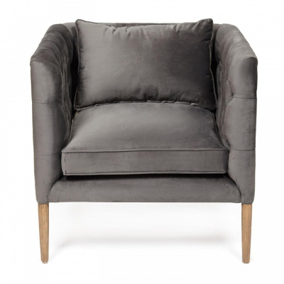 Кресло Secret de Maison FERNANDO ( mod. 20-16) красное дерево/ ткань флок (vittoria noire), 79x74x77см, Античный дуб/ ткань серая фото Кресло Secret de Maison FERNANDO ( mod. 20-16) красное дерево/ ткань флок (vittoria noire), 79x74x77см, Античный дуб/ ткань серая. Фото №2