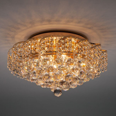 Потолочная люстра Eurosvet Charm 16017/9 золото Strotskis. Фото