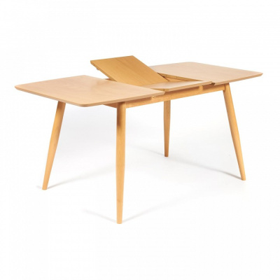 Стол раскладной Pavillion (Павильон) основание бук, столешница мдф, 80x120+40x75см, Натуральный. Фото