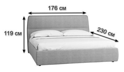 Кровать с ортопедическим основанием и ящиком Сканди 1.6 Жемчужно-белый фото Кровать с ортопедическим основанием и ящиком Сканди 1.6 Жемчужно-белый. Фото №3