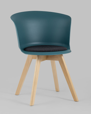 Стул Blossom с подушкой темно-бирюзовый. Фото №3