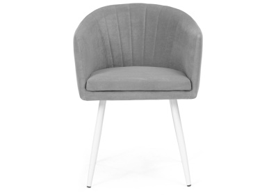 Стул Валета светло-серый / белый фото Стул Валета светло-серый / белый. Фото №2