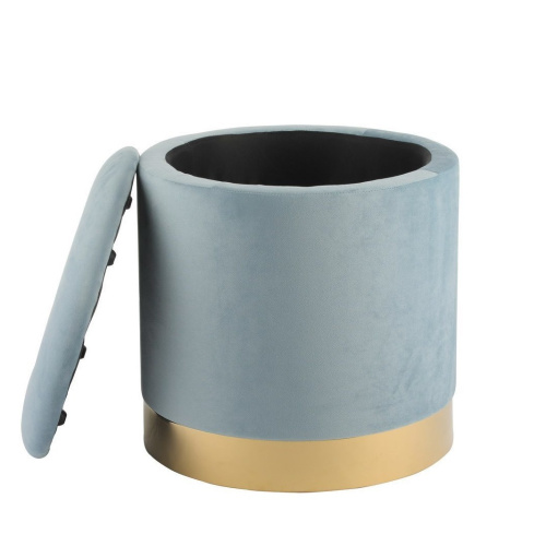 Пуф FS-006-40 голубой. Фото №1