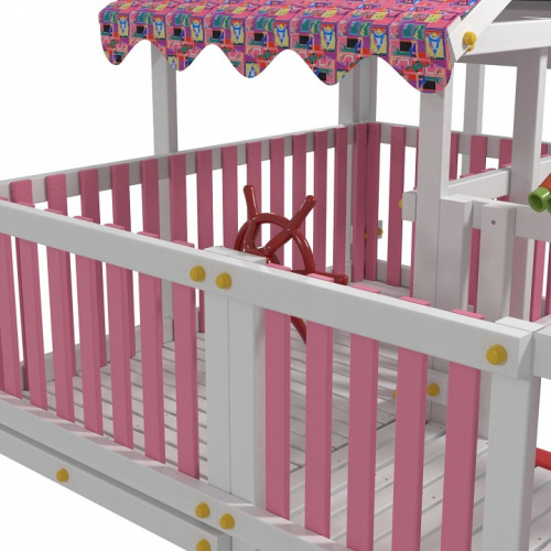 Комплекс игровой ДК9Р, розовый, серый. Фото №6