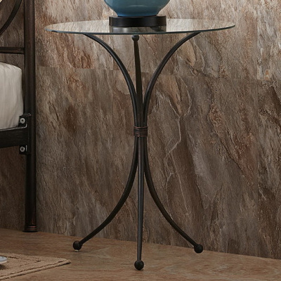 Тумба прикроватная ESF TDFN007-S TD03  черная с медным. Фото