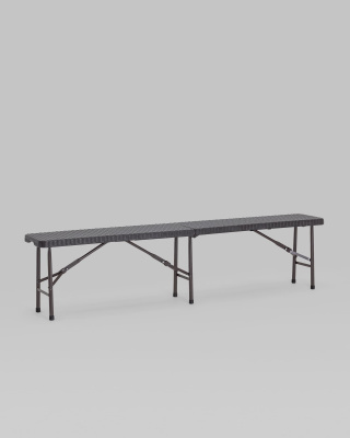 Скамейка складная Кейт 180 коричневая фото Скамейка складная Кейт 180 коричневая. Фото №3