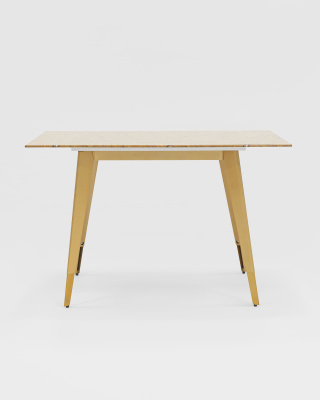 Стол обеденный Ричмонд 120*80 охра стеклянный. Фото