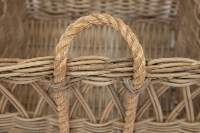 Корзина Secret De Maison Marga  натуральный ротанг, 35*50*48 см, Натуральный Кубу / Natural Kubu. Фото