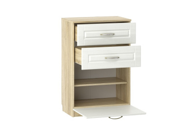 Тумба  Оливия НМ 040.45, Белое дерево, Дуб Сонома фото Тумба  Оливия НМ 040.45, Белое дерево, Дуб Сонома. Фото №2