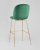 Стул барный Beetle со спинкой изумрудный. Фото №7
