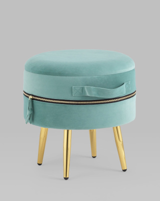 Пуф Тильда велюр мятный. Фото