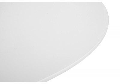 Стол стеклянный Tulip 90 белый. Фото