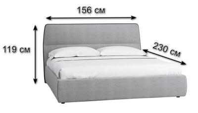 Кровать с ортопедическим основанием и ящиком Сканди 1.4 Сапфир фото Кровать с ортопедическим основанием и ящиком Сканди 1.4 Сапфир. Фото №3