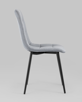 Стул Oliver велюр светло-серый. Фото №4