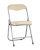 Стул складной ДЖОН металлик, кремовый. Фото №1
