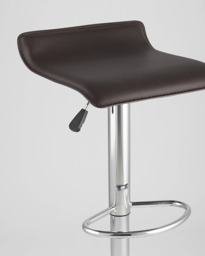 Стул барный Хай-Тек коричневый. Фото №9