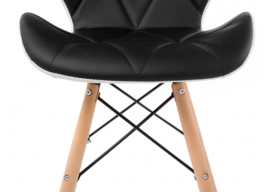 Стул деревянный PC-027 black / white. Фото